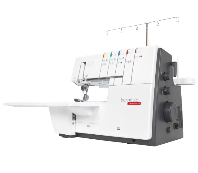 Bernette By BERNINA Airlock B68 Pro Series Automatic Air Threading 5 Thread Overlocker And Coverstitch Combination Machine 2 Bernette By BERNINA Airlock B68 Pro Series Automatic Air Threading 5 Thread Overlocker And Coverstitch Combination Machine - Image 2