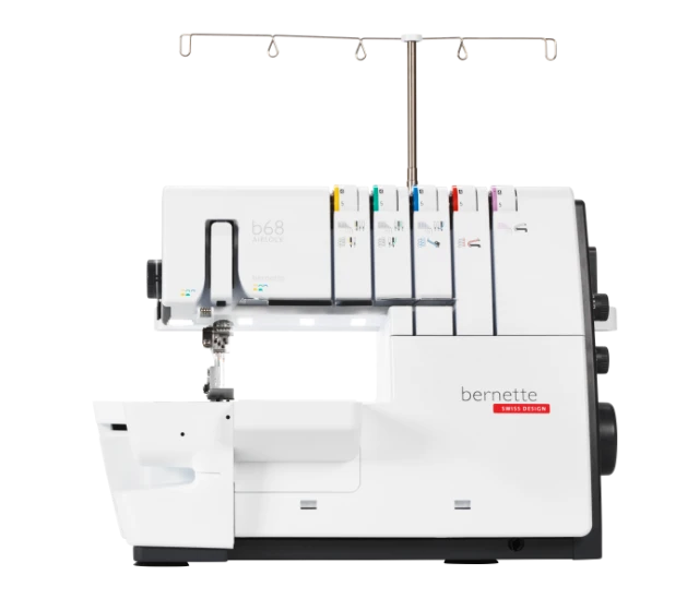 Bernette By BERNINA Airlock B68 Pro Series Automatic Air Threading 5 Thread Overlocker And Coverstitch Combination Machine 3 Bernette By BERNINA Airlock B68 Pro Series Automatic Air Threading 5 Thread Overlocker And Coverstitch Combination Machine - Image 3