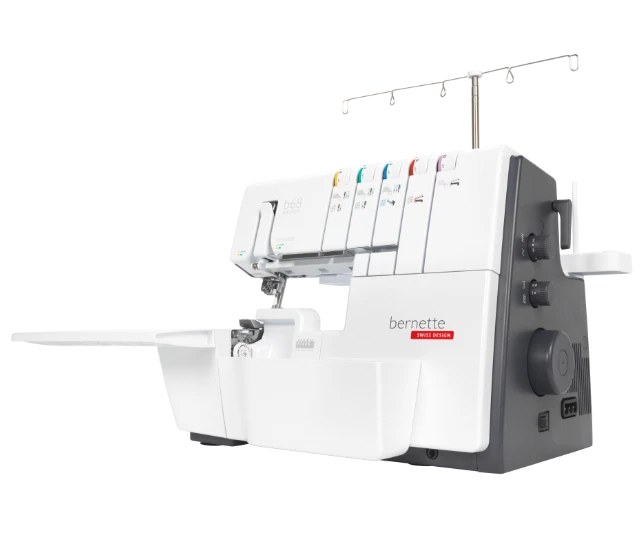 Bernette By BERNINA Airlock B68 Pro Series Automatic Air Threading 5 Thread Overlocker And Coverstitch Combination Machine 5 Bernette By BERNINA Airlock B68 Pro Series Automatic Air Threading 5 Thread Overlocker And Coverstitch Combination Machine - Image 5