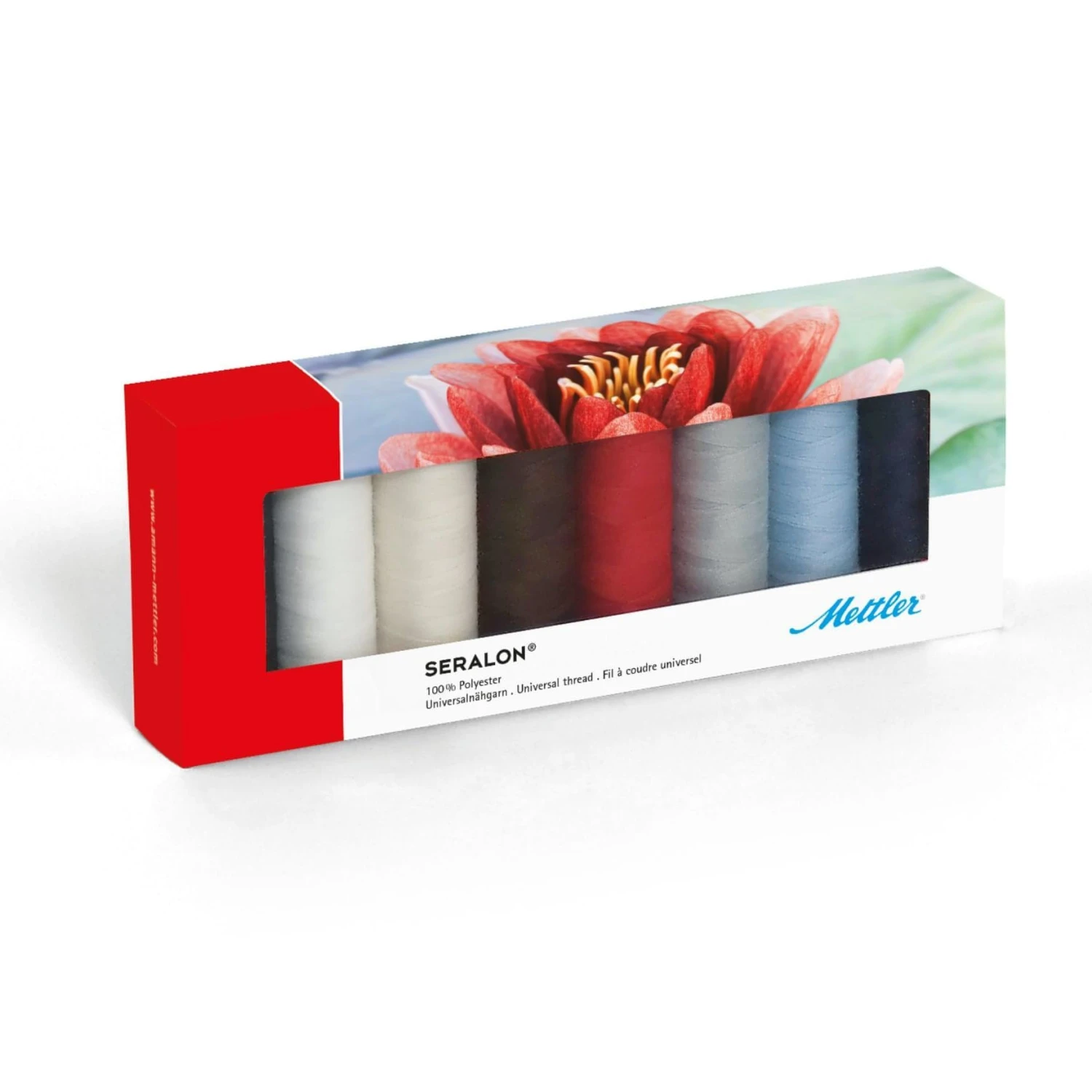 Mettler Seralon No. 100 200m 8 Spools - Thread Set 1 Mettler Seralon No. 100 200m 8 Spools - Thread Set