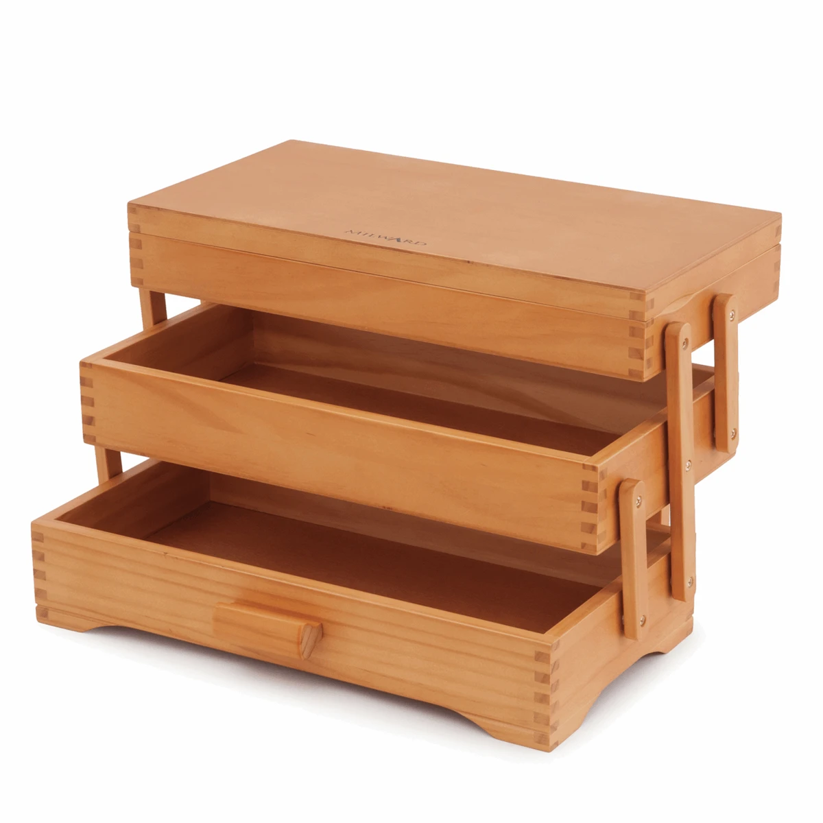 Craft Box - Cantilever Pine Wood 4 Craft Box - Cantilever Pine Wood - Image 4