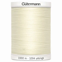 Gutermann Sew-All Thread 1000m - Ivory (#001)