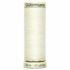 Gutermann Sew-All Thread 100m - Ivory (#001)