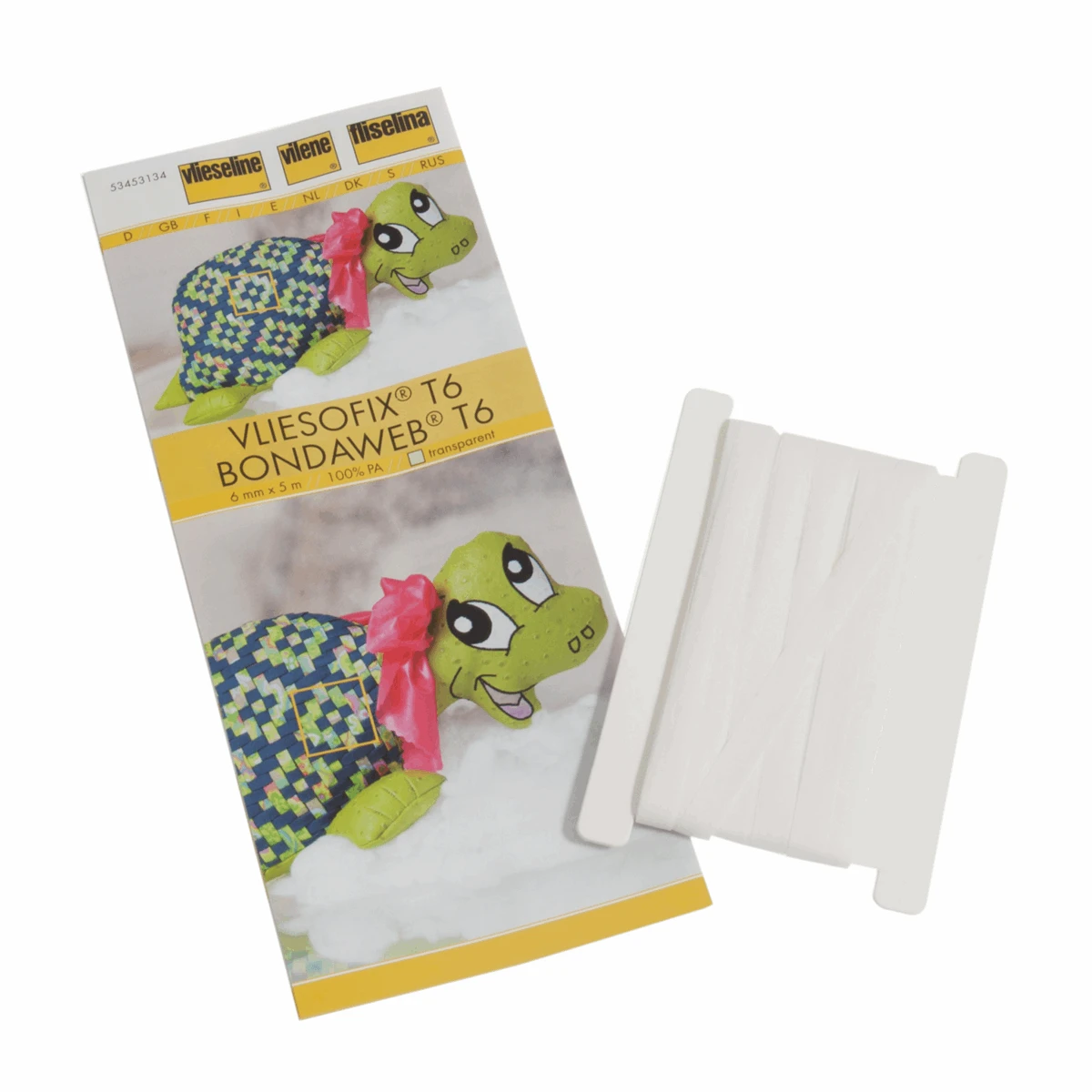 Vlieseline Bondaweb Narrow Slit Reel Tape 5m X 6mm 1 Vlieseline Bondaweb Narrow Slit Reel Tape 5m X 6mm