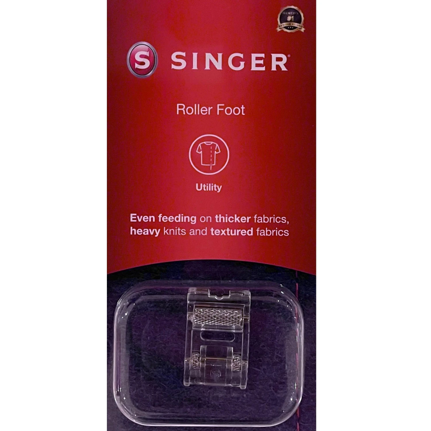 Roller Foot (for Thicker Fabrics And Heavy Knits) By Singer 1 Roller Foot (for Thicker Fabrics And Heavy Knits) By Singer