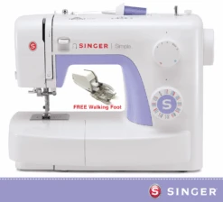Singer Simple 3232 Sewing Machine - Top Spec 32 Stitch Patterns In A Traditional Shape, Dependable Workhorse - New 2025 Model
