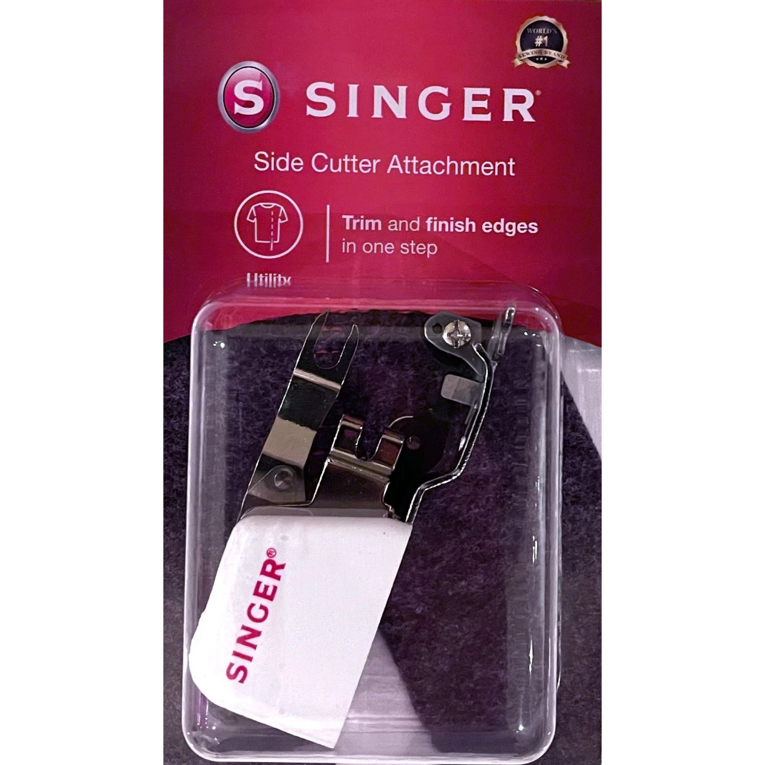 Overlocking Side Cutter Attachment For Sewing Machines (trims And Finish Edges In One Step) By Singer 1 Overlocking Side Cutter Attachment For Sewing Machines (trims And Finish Edges In One Step) By Singer