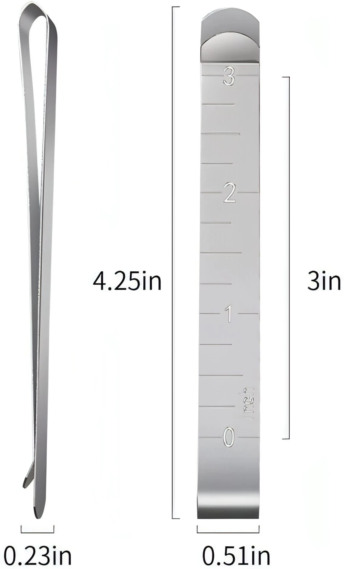 Set Of 2 Metal Sewing Clips With 3 Inch Ruler - For Sewing And Quilting * Popular Buy * 3 Set Of 2 Metal Sewing Clips With 3 Inch Ruler - For Sewing And Quilting * Popular Buy * - Image 3
