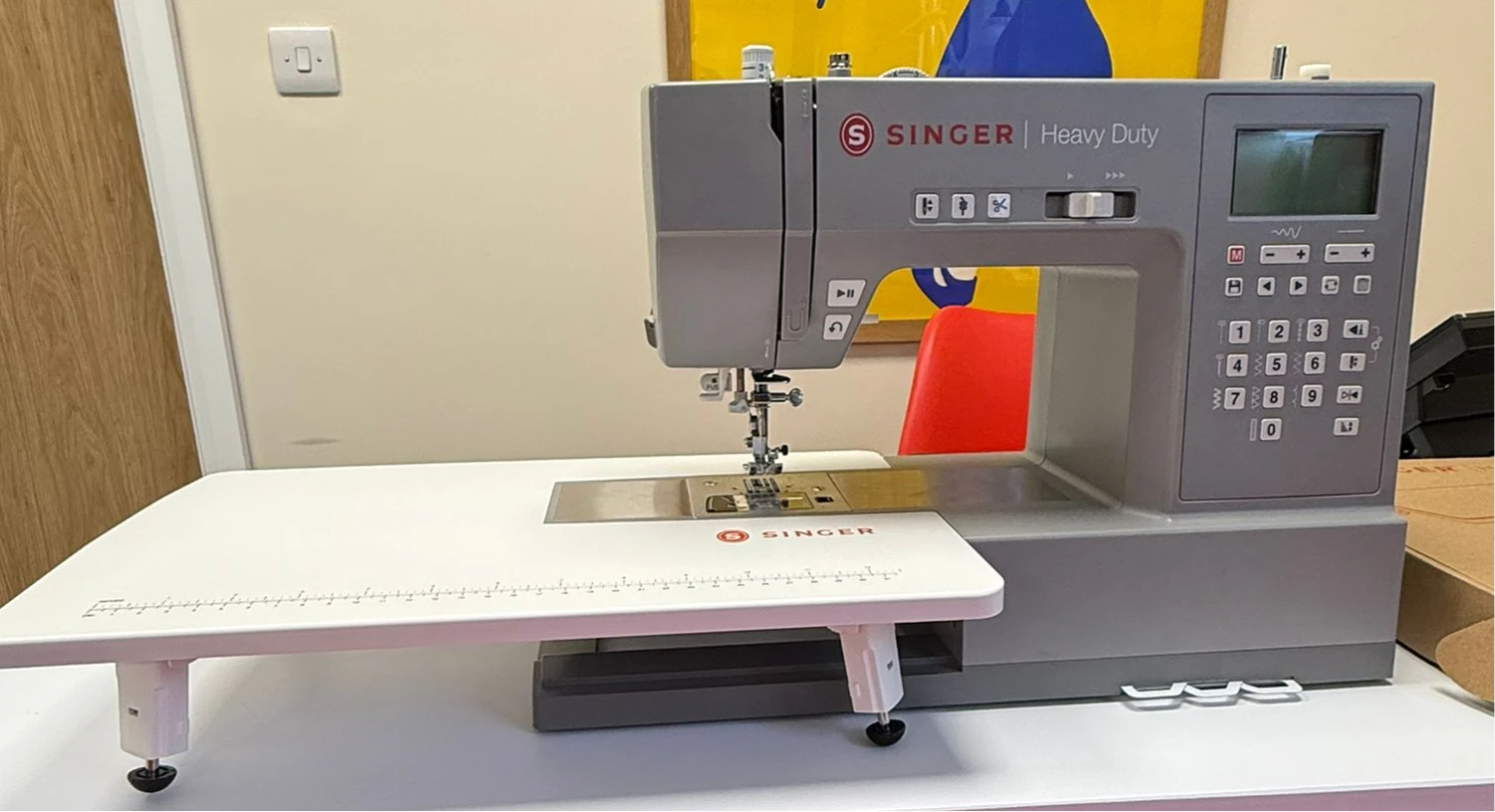 Extension Table For Singer Heavy Duty 6000 Series - White Colour - HD6605 HD6705 HD6805 2 Extension Table For Singer Heavy Duty 6000 Series - White Colour - HD6605 HD6705 HD6805 - Image 2