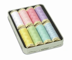 Gutermann Pastel Shades Nostalgic Sew-all Thread 8 X 100m With Storage