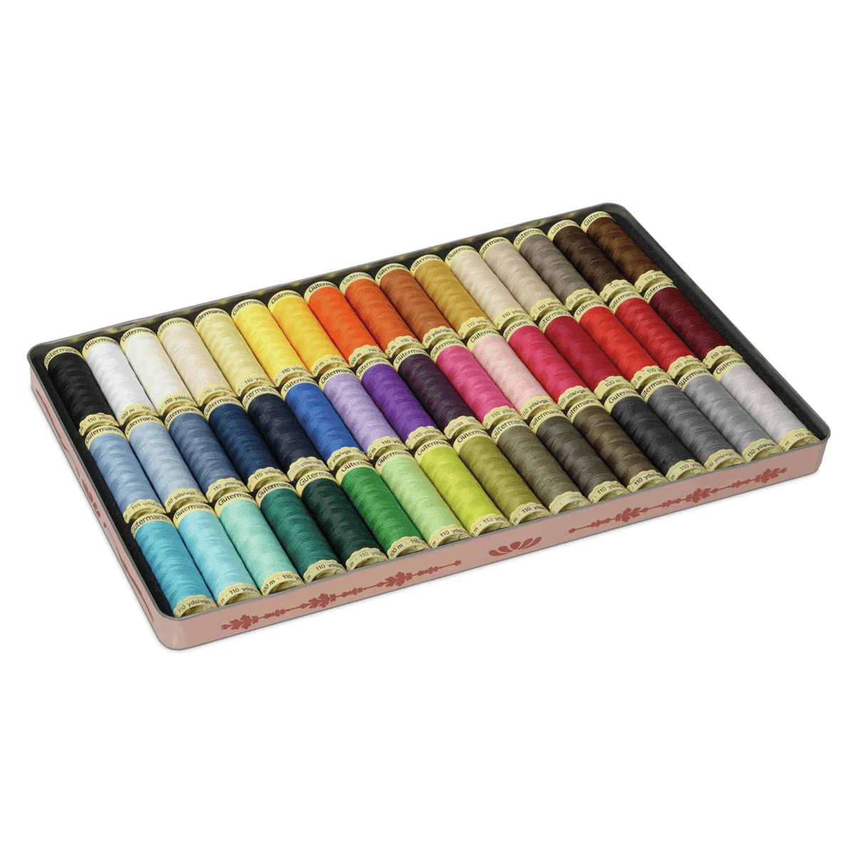 Gutermann Nostalgic Thread Box 1895 - Sew-All: 48 X 100m: Assorted Shades 2 Gutermann Nostalgic Thread Box 1895 - Sew-All: 48 X 100m: Assorted Shades - Image 2