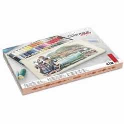 Gutermann Nostalgic Thread Box 1895 - Sew-All: 48 X 100m: Assorted Shades