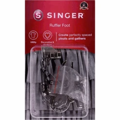 Ruffler Foot Attachment (pleats And Gathers) By Singer