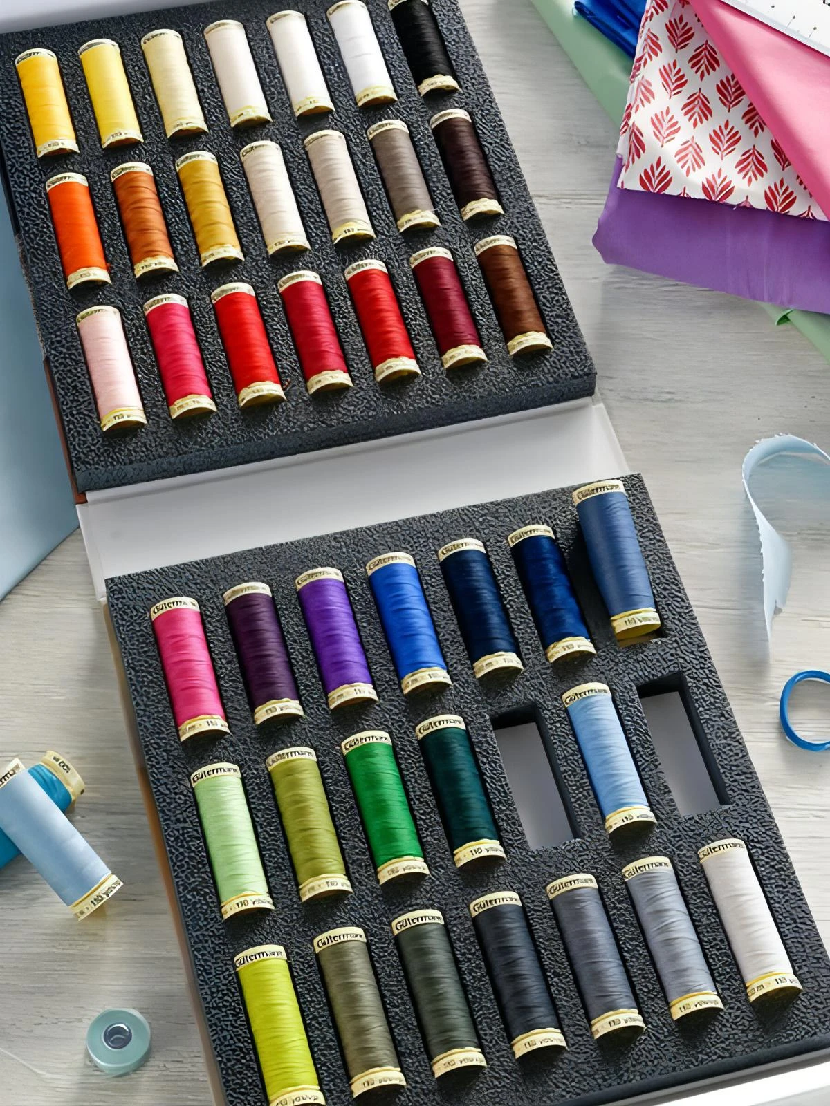 Gutermann Special Edition Sewing Thread Album Gift Set - Sew-All 42 Threads X 100m (Assorted) * Limited Stock Remaining * 3 Gutermann Special Edition Sewing Thread Album Gift Set - Sew-All 42 Threads X 100m (Assorted) * Limited Stock Remaining * - Image 3