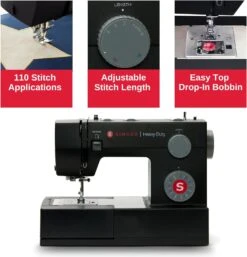 Singer Heavy Duty 4432 Black Limited Edition Sewing Machine - Most Popular Heavy Duty Machine In 2025. Strong Mechanical Machine - New 2025 Model. 14 Singer Heavy Duty 4432 Black Limited Edition Sewing Machine - Most Popular Heavy Duty Machine In 2025. Strong Mechanical Machine - New 2025 Model. -Singer Sewing Outlet Shop 7183fHh3KmL. AC SL1500