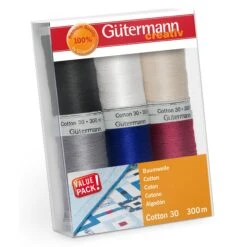Gutermann Cotton Thread Set No.30 - 6 X 300m