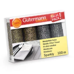 Gutermann Sparkly Thread Set - 4 X 100m (colour Set 1)