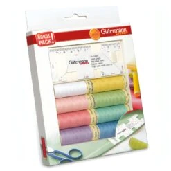 Gutermann Sew-all Thread - 8 X 100m Assorted + Seam Gauge