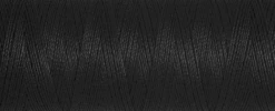 Black Gutermann Sew-All Extra Fine Thread: 200m