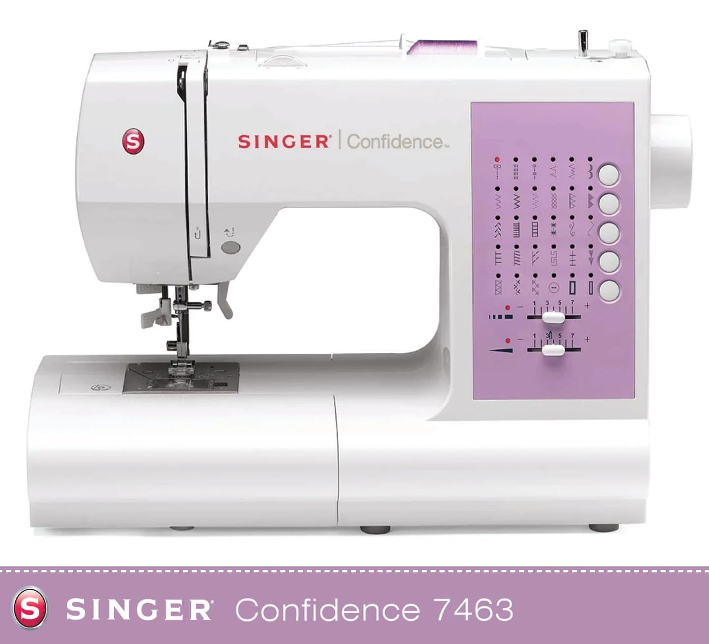 Singer Confidence 7463 Sewing Machine * Easy To Use Strong Machine With 30 Stitch Patterns + Auto Threader * 2 Singer Confidence 7463 Sewing Machine * Easy To Use Strong Machine With 30 Stitch Patterns + Auto Threader * - Image 2