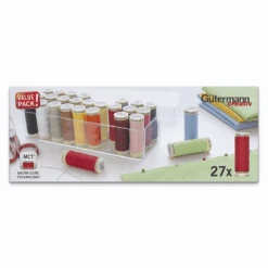 Gutermann Sew-All Thread Set With Storage Box - 100m (Pack Of 27) -Singer Sewing Outlet Shop 799749 TOP png