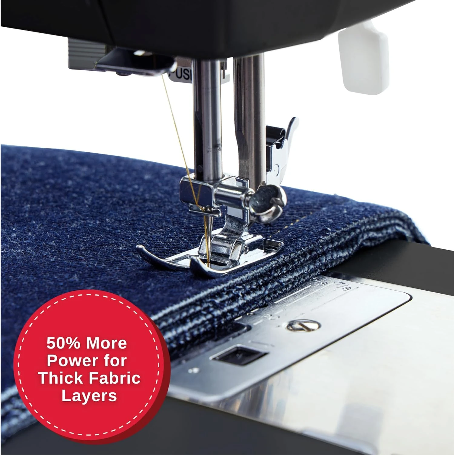 Singer Heavy Duty 4432 Black Limited Edition Sewing Machine - Most Popular Heavy Duty Machine In 2025. Strong Mechanical Machine - New 2025 Model. 8 Singer Heavy Duty 4432 Black Limited Edition Sewing Machine - Most Popular Heavy Duty Machine In 2025. Strong Mechanical Machine - New 2025 Model. - Image 8