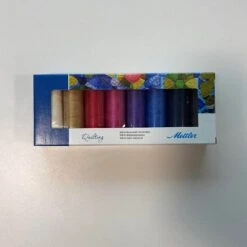 Mettler Silk-Finish Cotton No. 40 150m Quilting 8 Spools - Quilters Thread Set