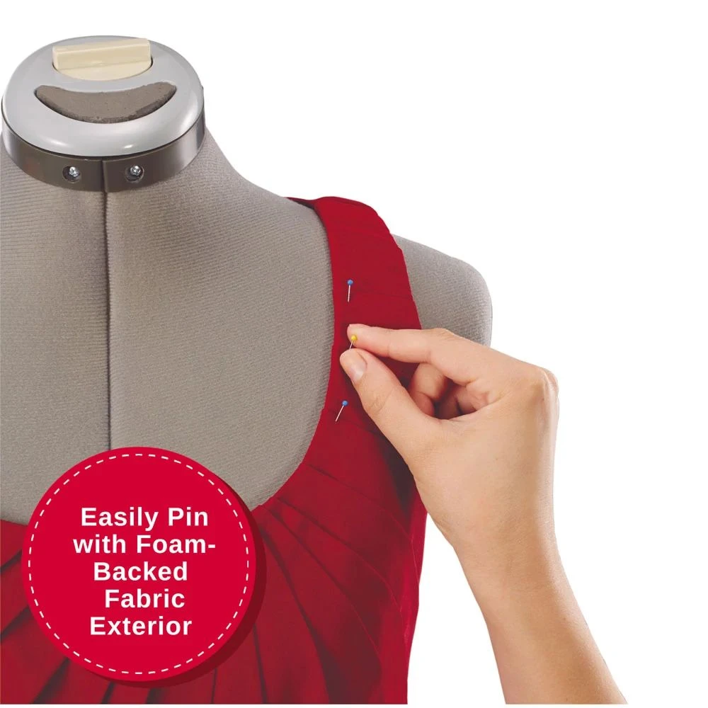 Singer DressWork Adjustable Dress Form - Medium To Large - Grey - Size 14 To 22 6 Singer DressWork Adjustable Dress Form - Medium To Large - Grey - Size 14 To 22 - Image 6