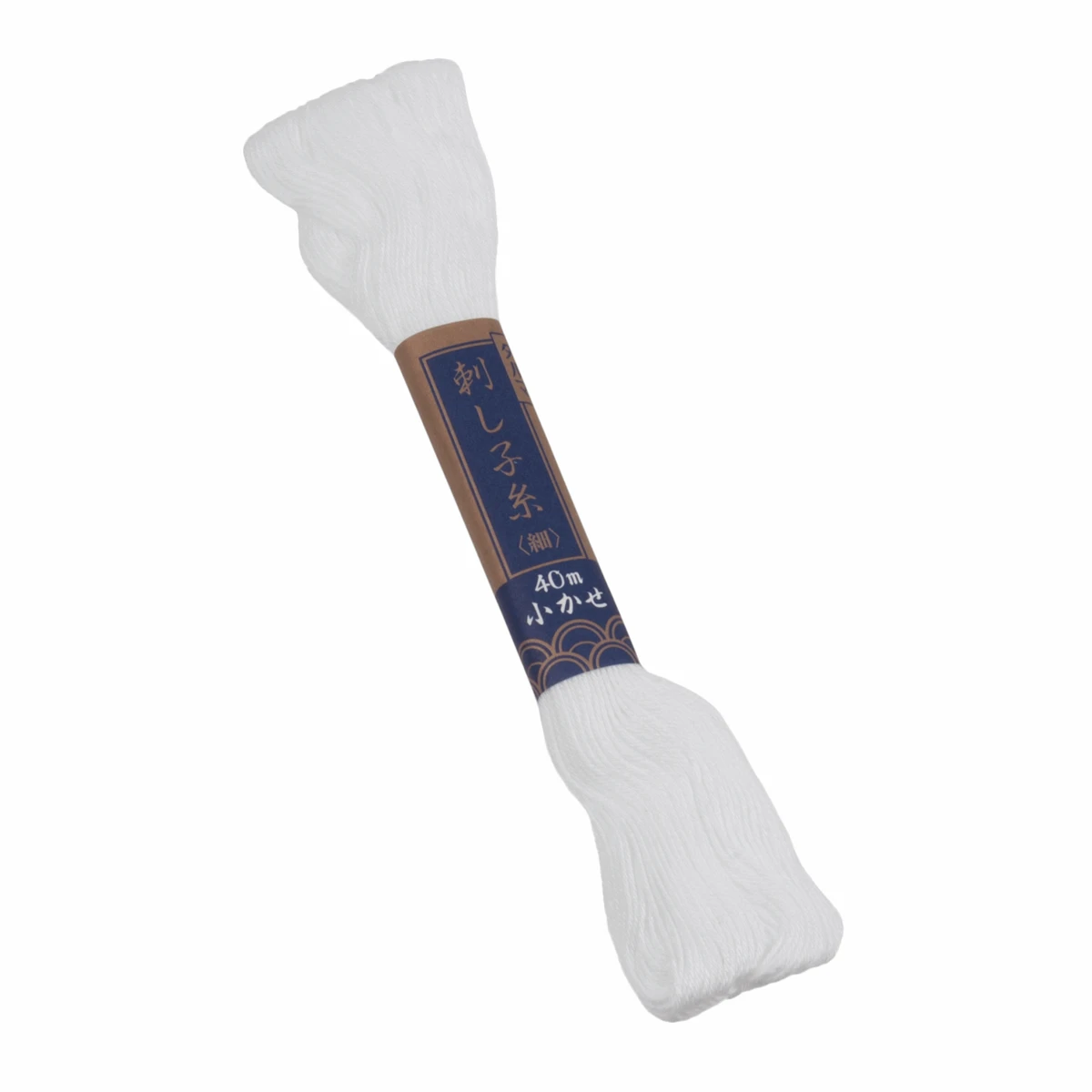 Sew Easy Sashiko Cotton Thread - White 40m 2 Sew Easy Sashiko Cotton Thread - White 40m - Image 2