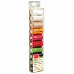 Sew Easy 100% Cotton Thread - Pack Of 10