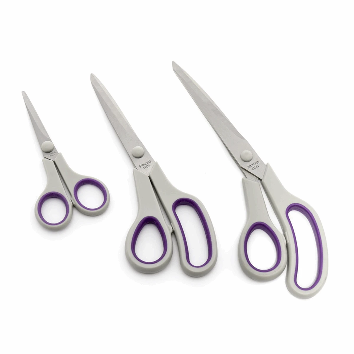 Luxury Set Of 3 X Sewing Scissors - Heavy Duty For Dressmaking, Sewing And Embroidery 1 Luxury Set Of 3 X Sewing Scissors - Heavy Duty For Dressmaking, Sewing And Embroidery