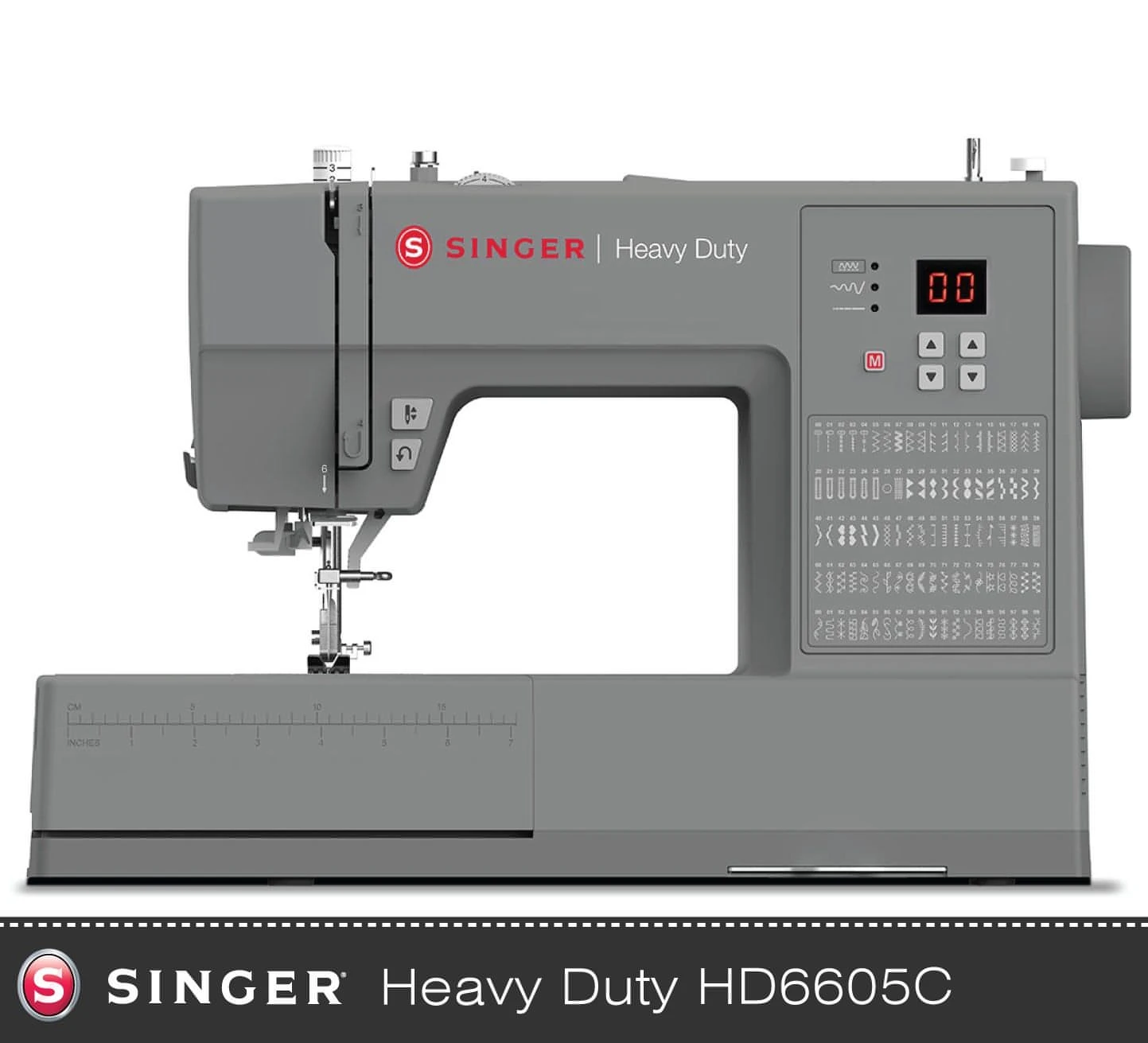 Singer Heavy Duty HD6605 Sewing Machine - 100 Stitch Patterns, Needle Up/down - New 2025 Model 2 Singer Heavy Duty HD6605 Sewing Machine - 100 Stitch Patterns, Needle Up/down - New 2025 Model - Image 2