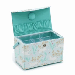 Unicorn Dash Sewing Box With Lid - Medium 5 Unicorn Dash Sewing Box With Lid - Medium -Singer Sewing Outlet Shop HGFB 305 OPN png