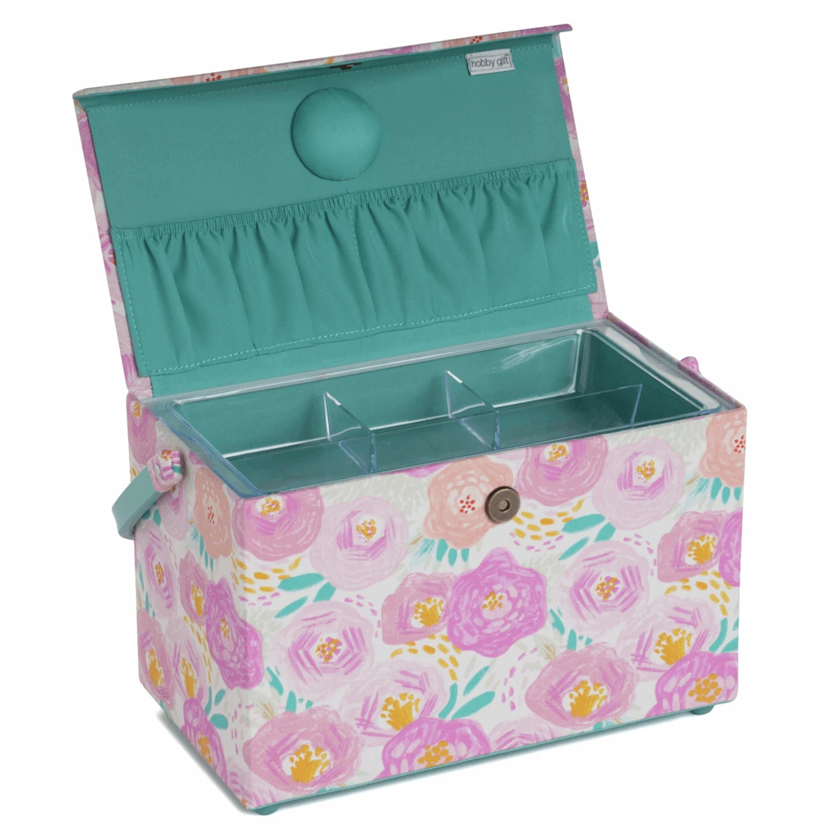Floral Dream Sewing Box With Lid - Medium 2 Floral Dream Sewing Box With Lid - Medium - Image 2