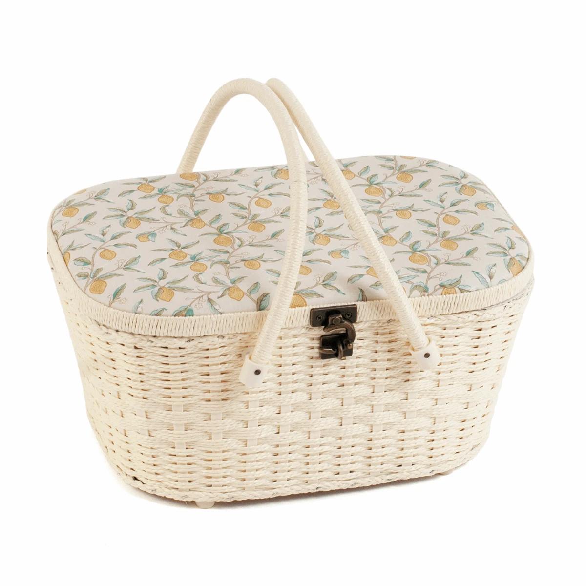 Morris Lemons Wicker Basket Sewing Box 1 Morris Lemons Wicker Basket Sewing Box