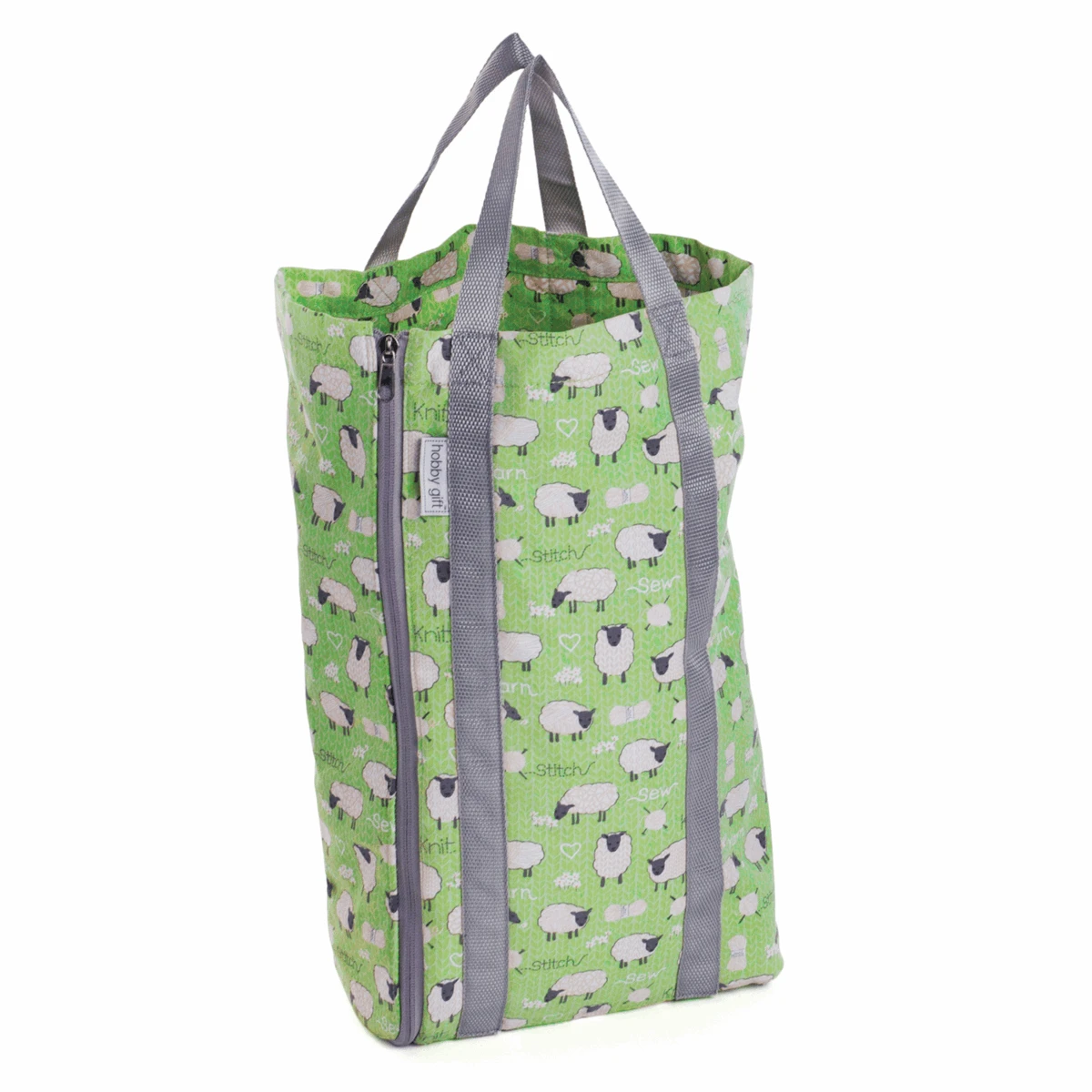Deluxe Knitting Bag With Pin Storage (Reversible) - Sheep 1 Deluxe Knitting Bag With Pin Storage (Reversible) - Sheep