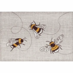 Embroidered Bee Sewing Box - Medium 6 Embroidered Bee Sewing Box - Medium -Singer Sewing Outlet Shop MRME 587 TOP png