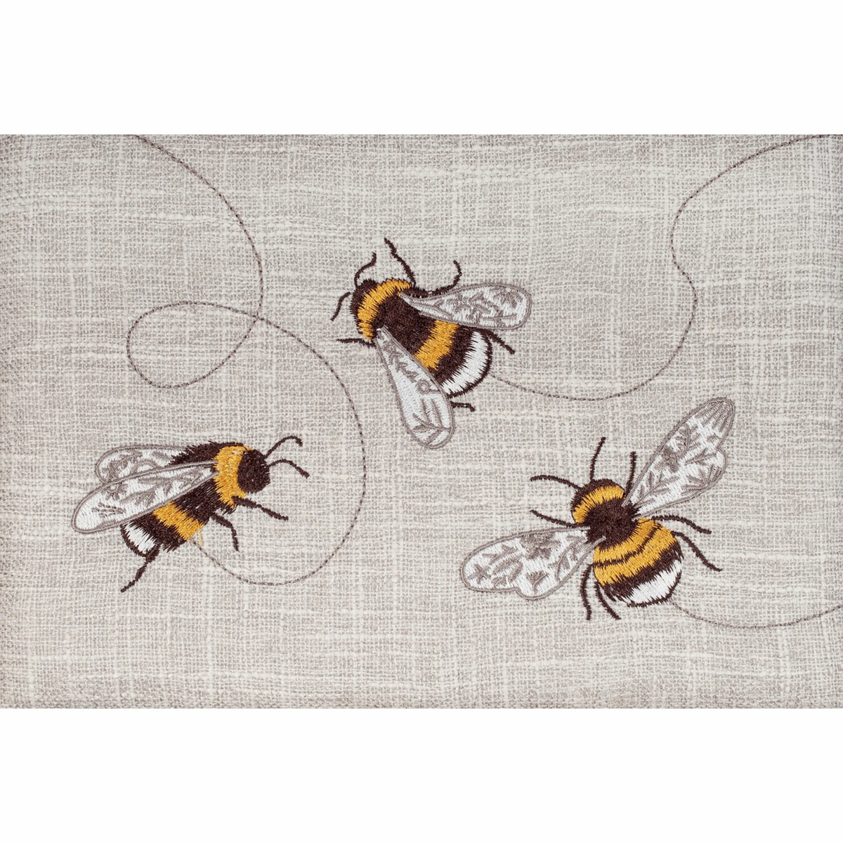 Embroidered Bee Sewing Box - Medium 3 Embroidered Bee Sewing Box - Medium - Image 3