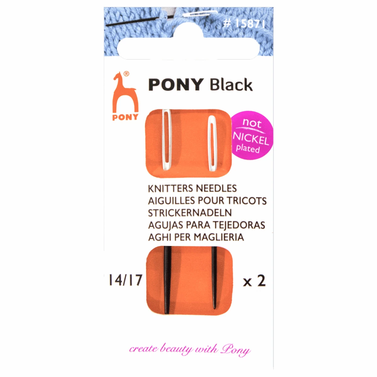 Pony Hand Sewing Knitters Needles Size 14 And 17 1 Pony Hand Sewing Knitters Needles Size 14 And 17