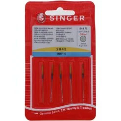 5 X Singer Stretch (Ball Point) Needles (2045) 90/14