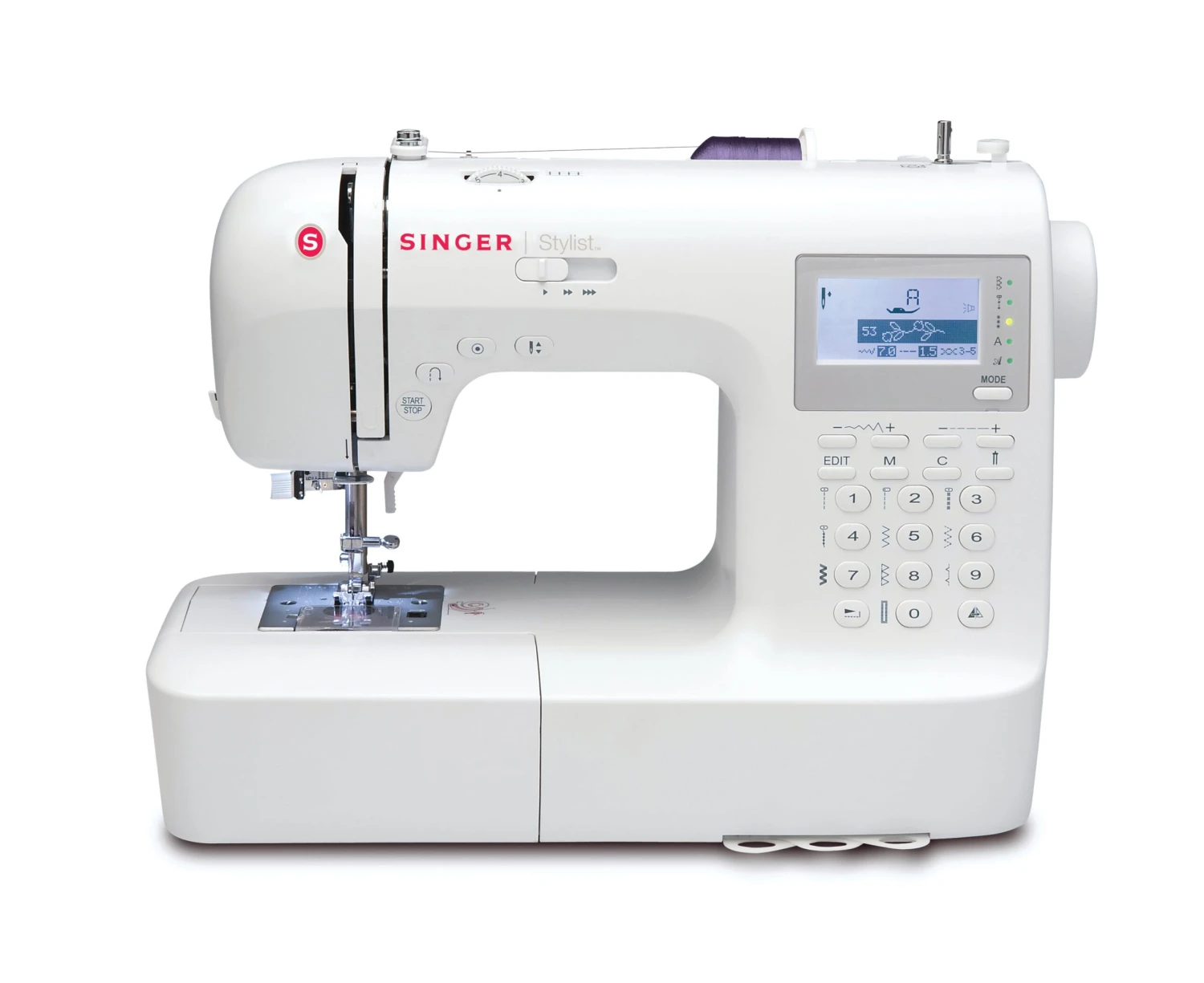 Singer Stylist 9100 Sewing Machine - 400 Stitch Patterns With 2 Fonts For Letter And Number Sewing 2 Singer Stylist 9100 Sewing Machine - 400 Stitch Patterns With 2 Fonts For Letter And Number Sewing - Image 2