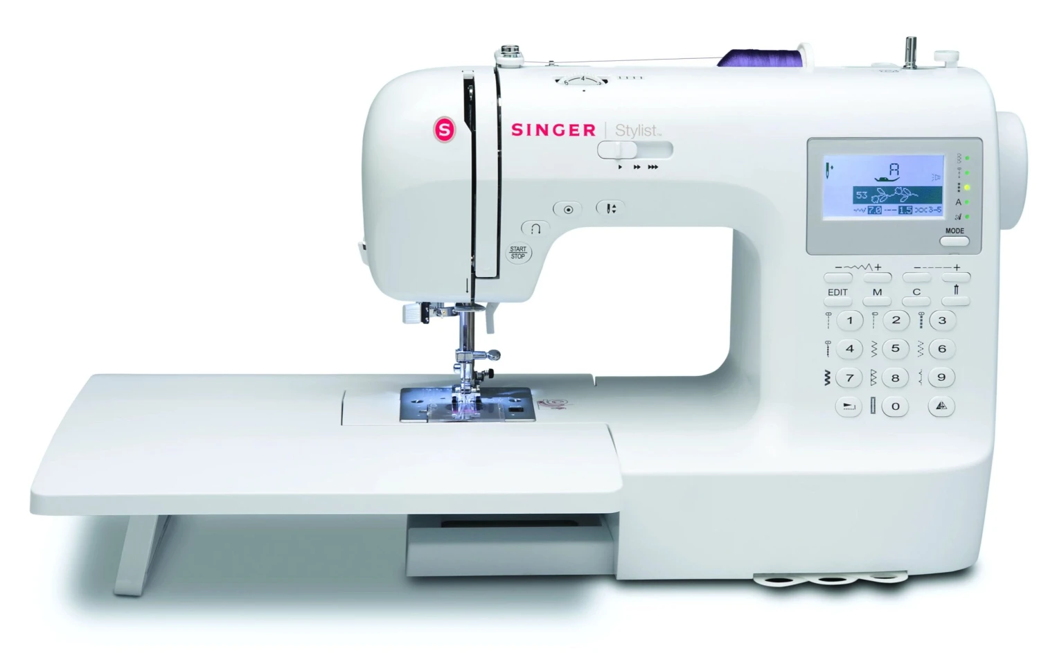 Singer Stylist 9100 Sewing Machine - 400 Stitch Patterns With 2 Fonts For Letter And Number Sewing 1 Singer Stylist 9100 Sewing Machine - 400 Stitch Patterns With 2 Fonts For Letter And Number Sewing