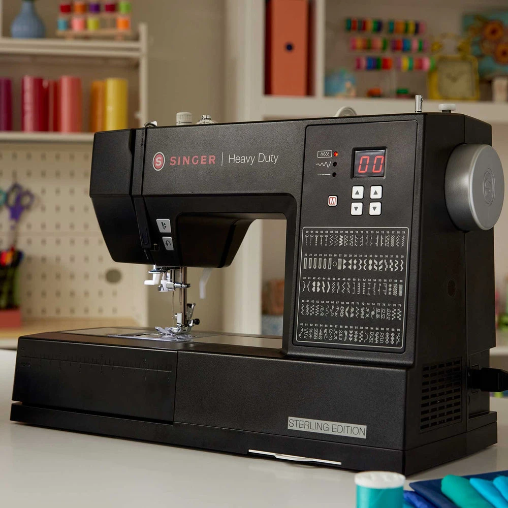 Singer Heavy Duty HD6605 Sterling Black Sewing Machine - 100 Stitch Patterns, Needle Up/down - New 2025 Model 2 Singer Heavy Duty HD6605 Sterling Black Sewing Machine - 100 Stitch Patterns, Needle Up/down - New 2025 Model - Image 2