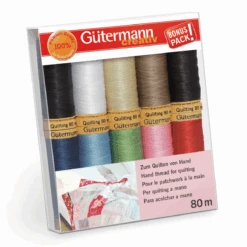 Gutermann Thread Set Quilting 10 X 80m Assorted