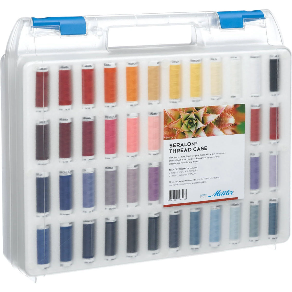 Mettler Ultimate Thread Case - Seralon No. 100 200m 96 Spools 1 Mettler Ultimate Thread Case - Seralon No. 100 200m 96 Spools