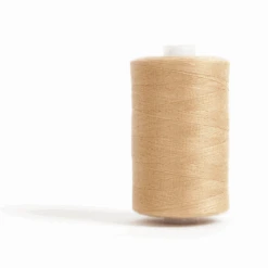 Thread 1000m Extra Large - Beige - For Sewing And Overlocking