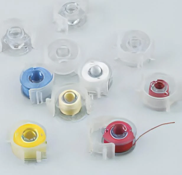 Clear Bobbin Clips (Pack Of 10) 1 Clear Bobbin Clips (Pack Of 10)