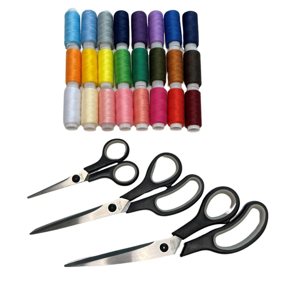 Luxury Gift Bundle - 24 X Thread Set And 3 X Scissor Set 2 Luxury Gift Bundle - 24 X Thread Set And 3 X Scissor Set - Image 2