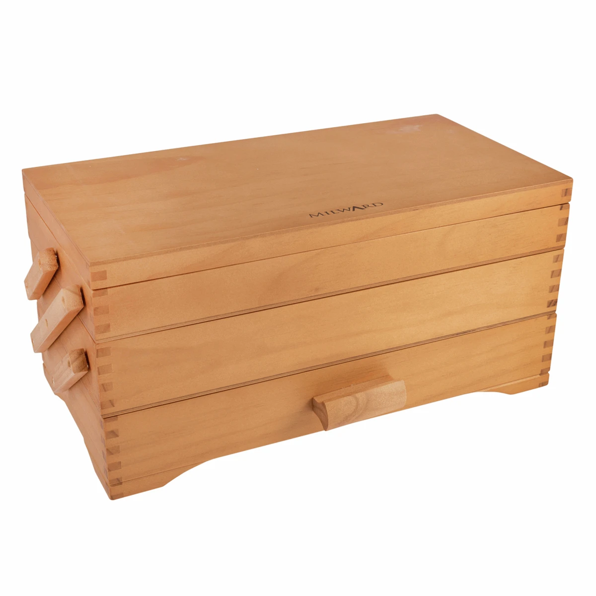Craft Box - Cantilever Pine Wood 2 Craft Box - Cantilever Pine Wood - Image 2