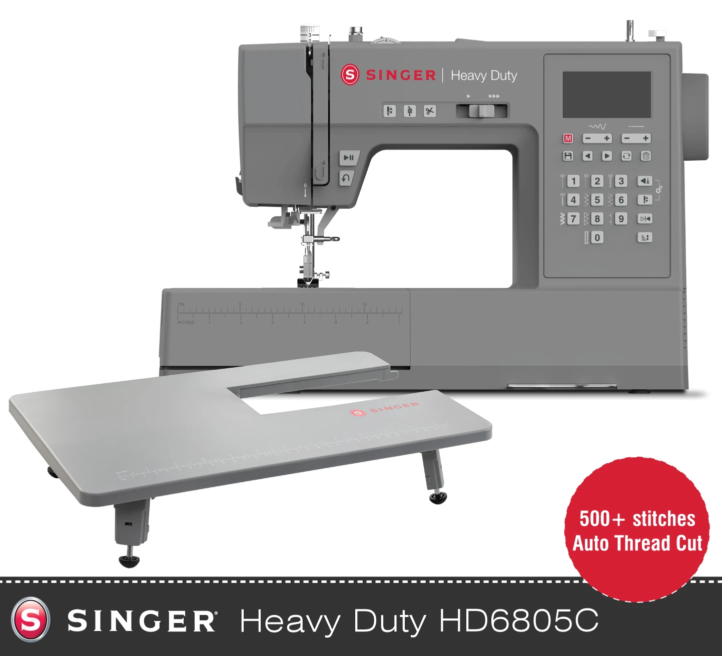 Singer Heavy Duty HD6805 Sewing Machine - Highest Spec Heavy Duty With Auto Thread Cut, Sews Letters And Numbers, Highly Recommended - New 2025 Model 3 Singer Heavy Duty HD6805 Sewing Machine - Highest Spec Heavy Duty With Auto Thread Cut, Sews Letters And Numbers, Highly Recommended - New 2025 Model - Image 3